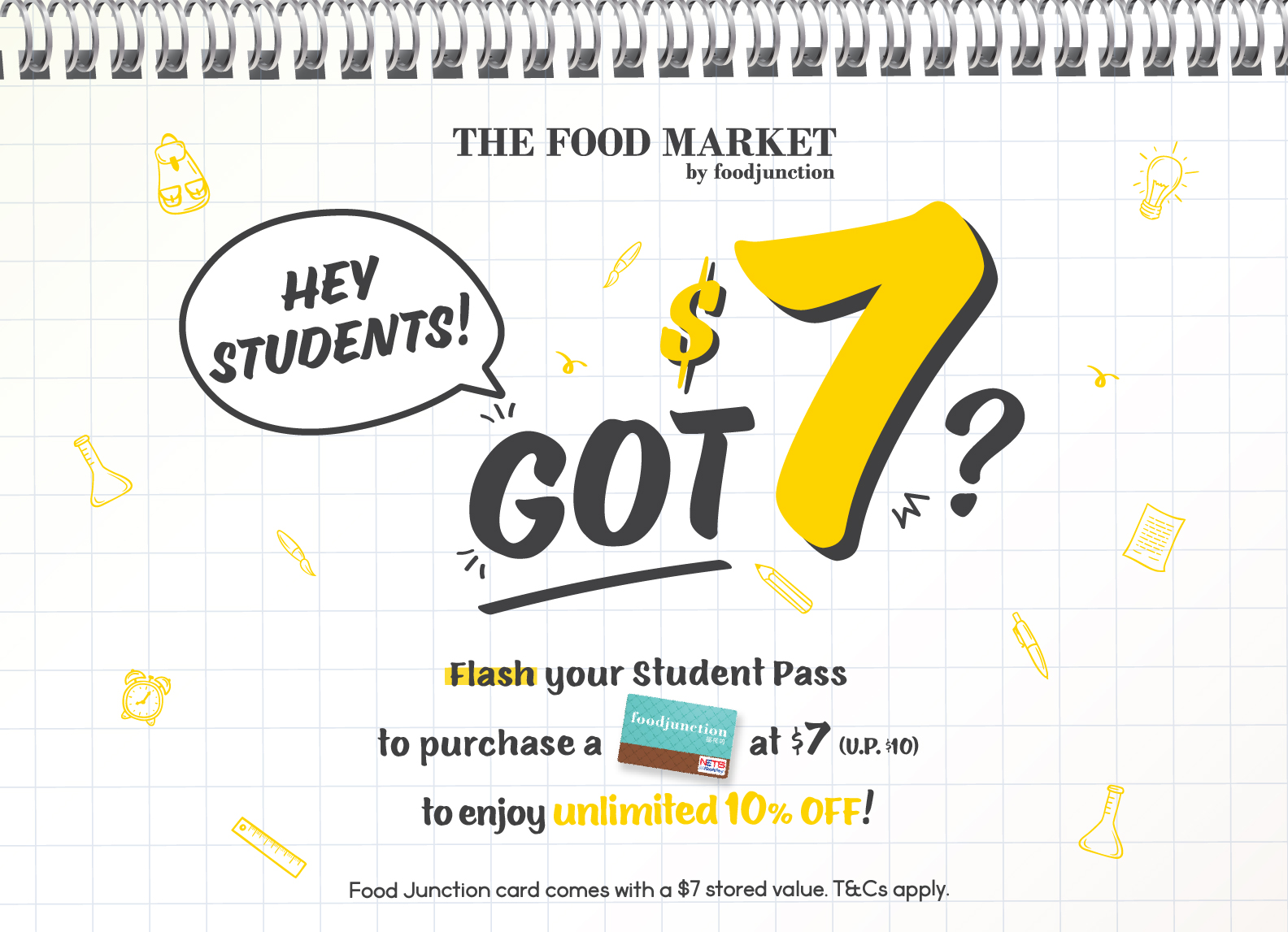 The Food Market Student Promotion
